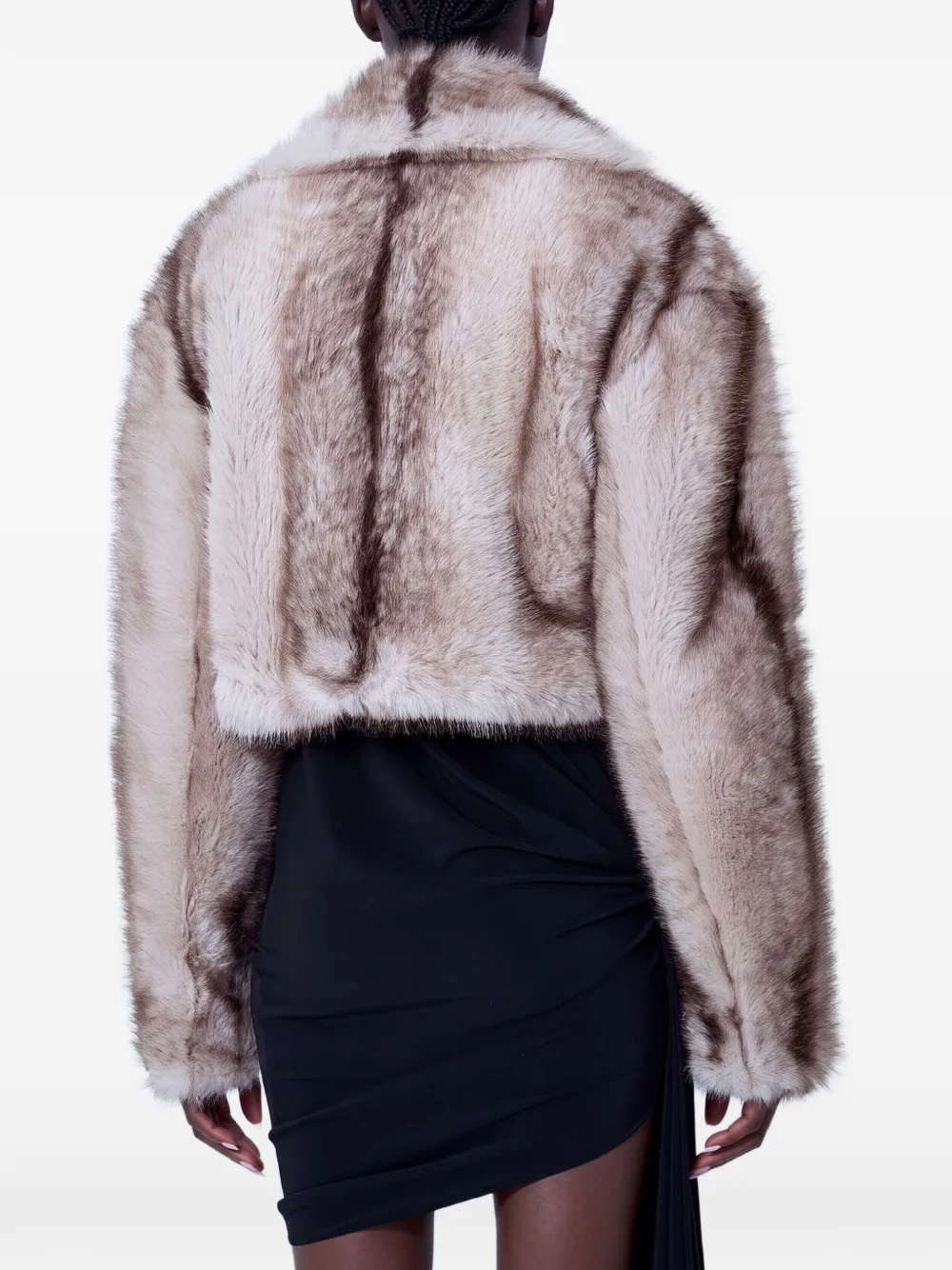 Sportmax Jack van imitatiebont Beige