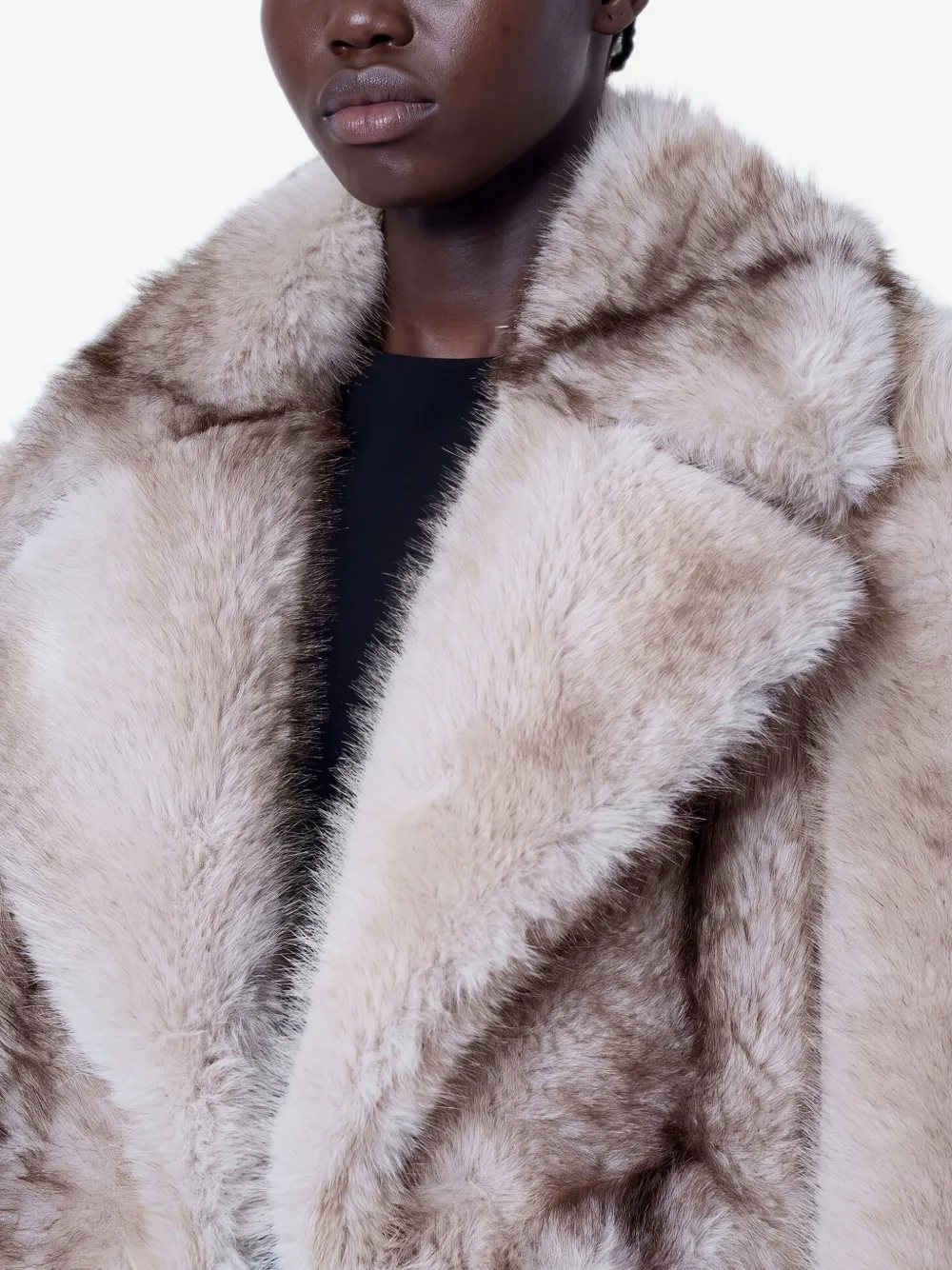 Sportmax Jack van imitatiebont Beige