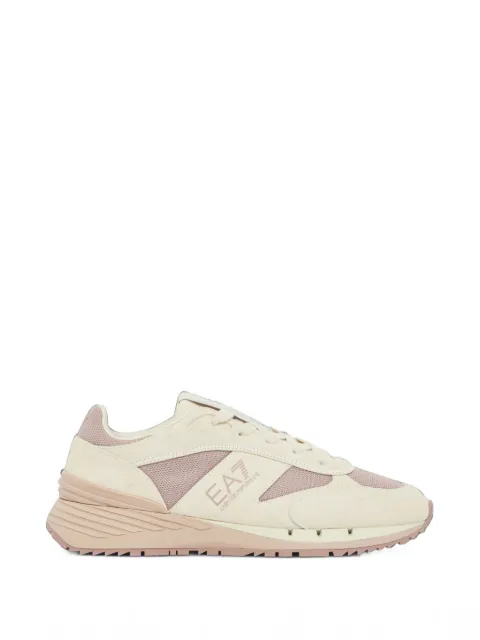 Ea7 Emporio Armani tenis con panel de malla y suela texturizada