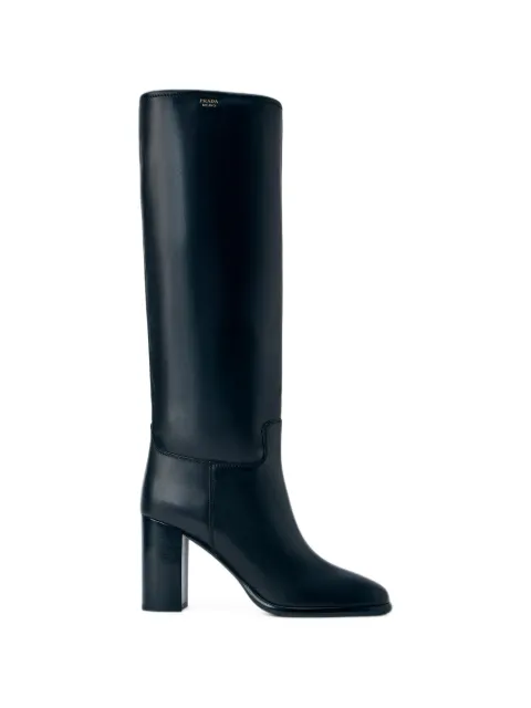 Prada leather boots