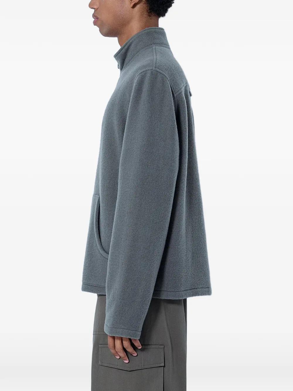 Rier Sweater met rits Grijs