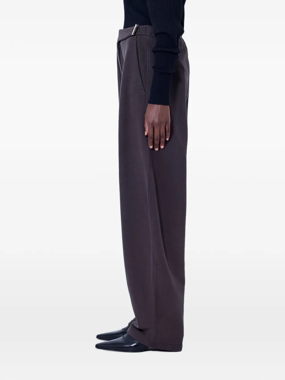 Sportmax Palazzo plooibroek Bruin