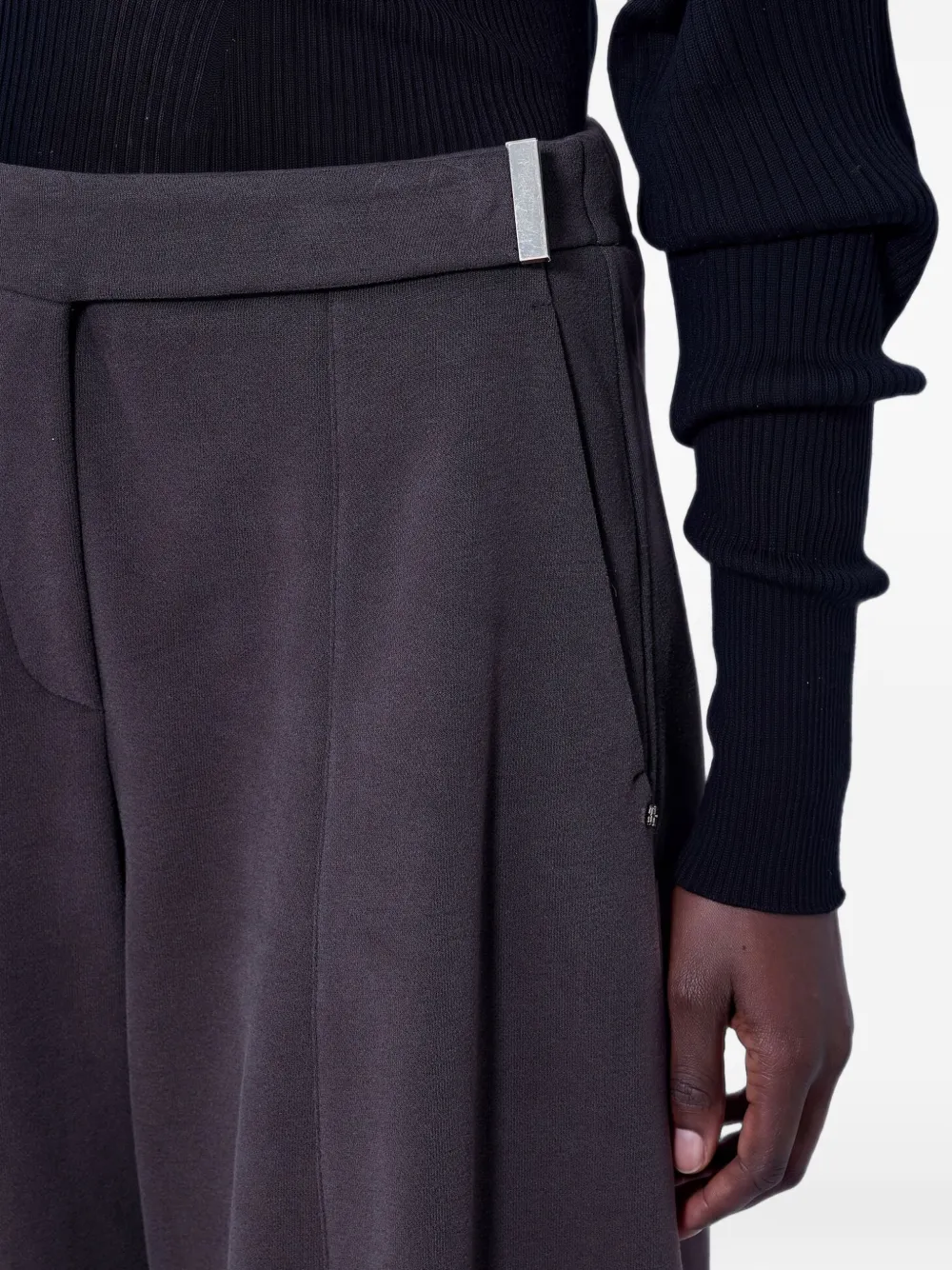 Sportmax Palazzo plooibroek Bruin