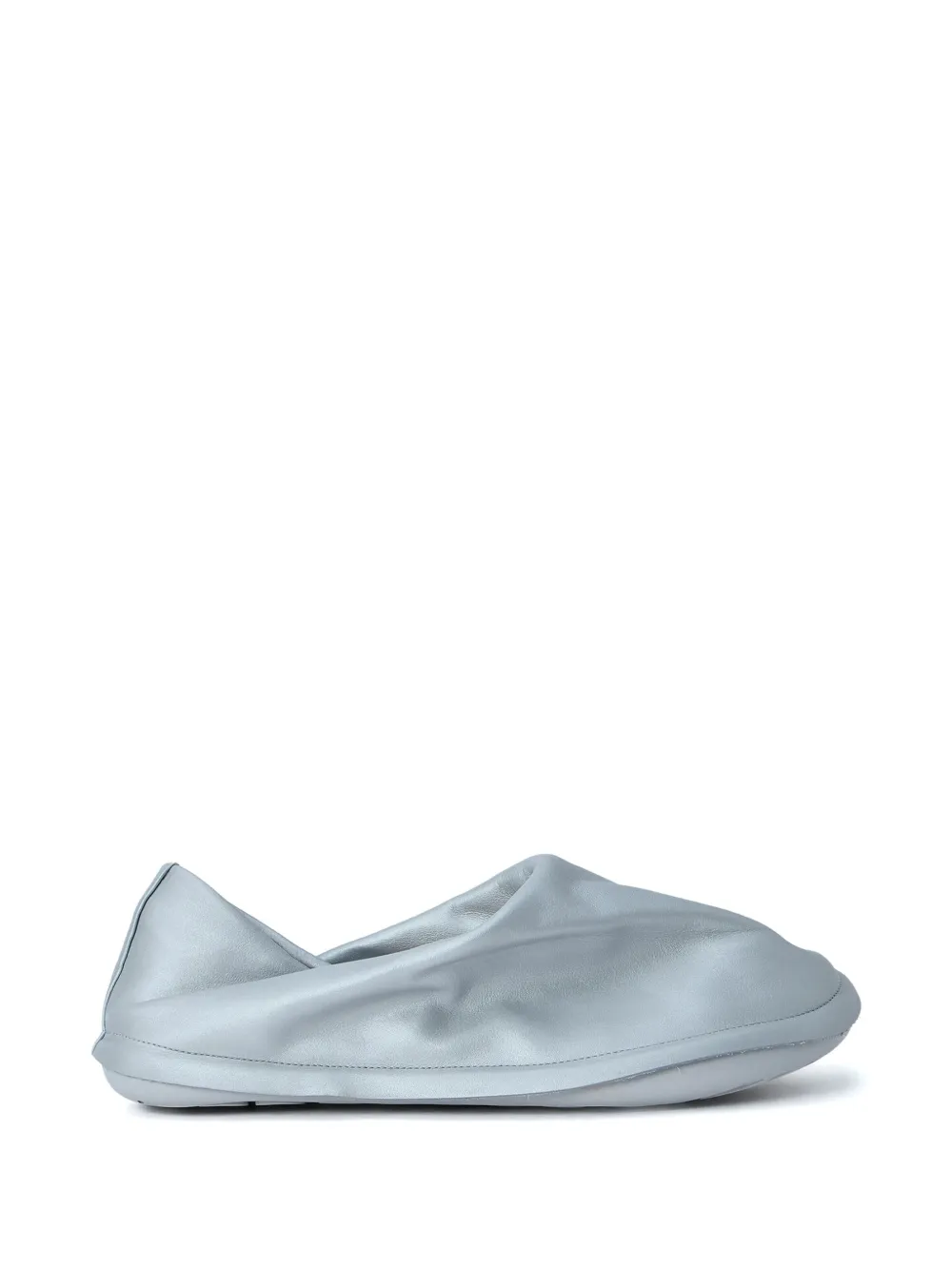 Camper x ISSEY MIYAKE Peu Form leather slippers - Silber