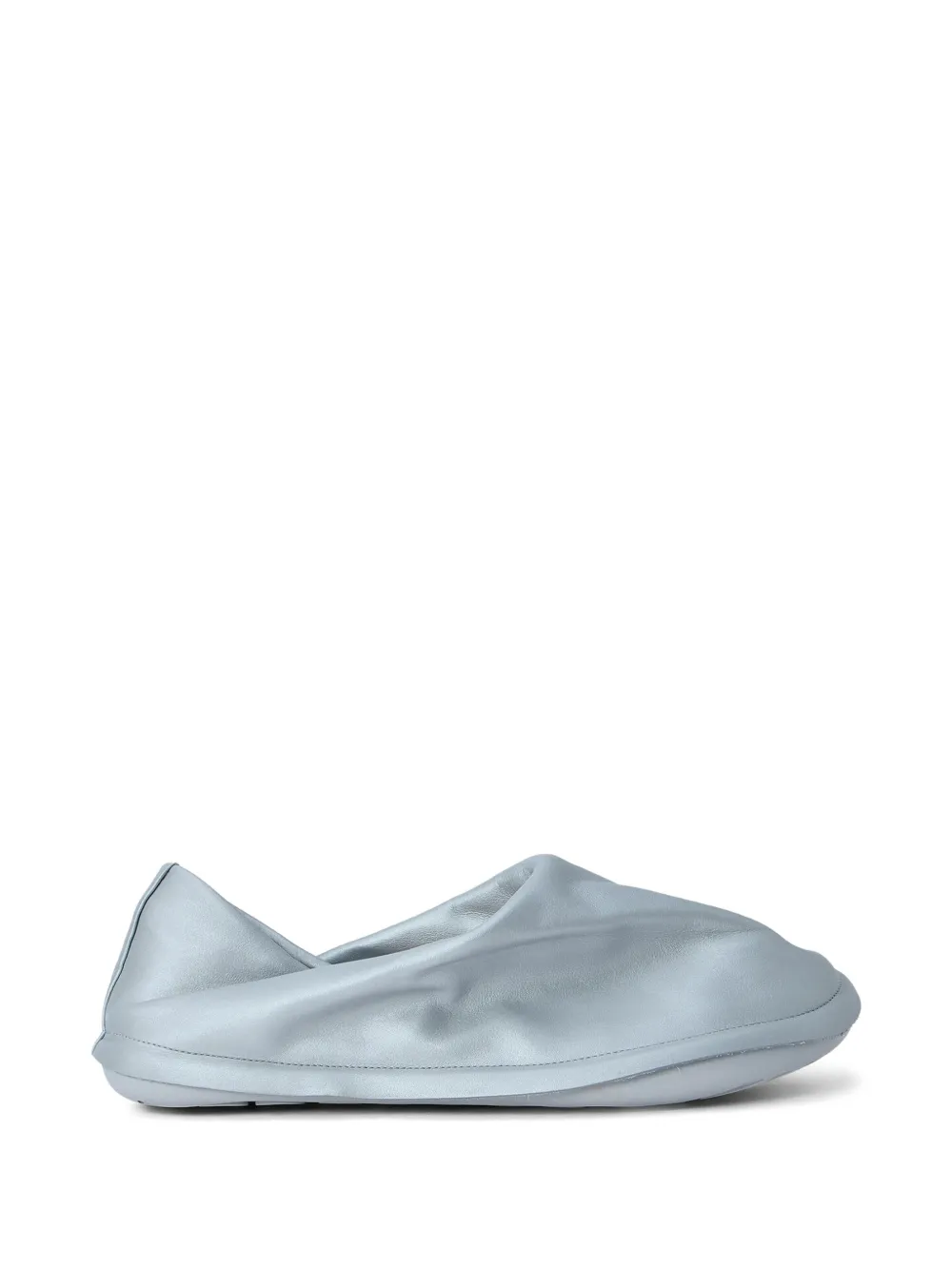 Camper x ISSEY MIYAKE Peu Form leather slippers - Silver