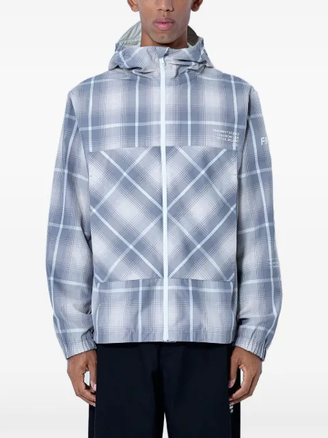 Moncler x Fragment Jitsuyō plaid-pattern windbreaker jacket
