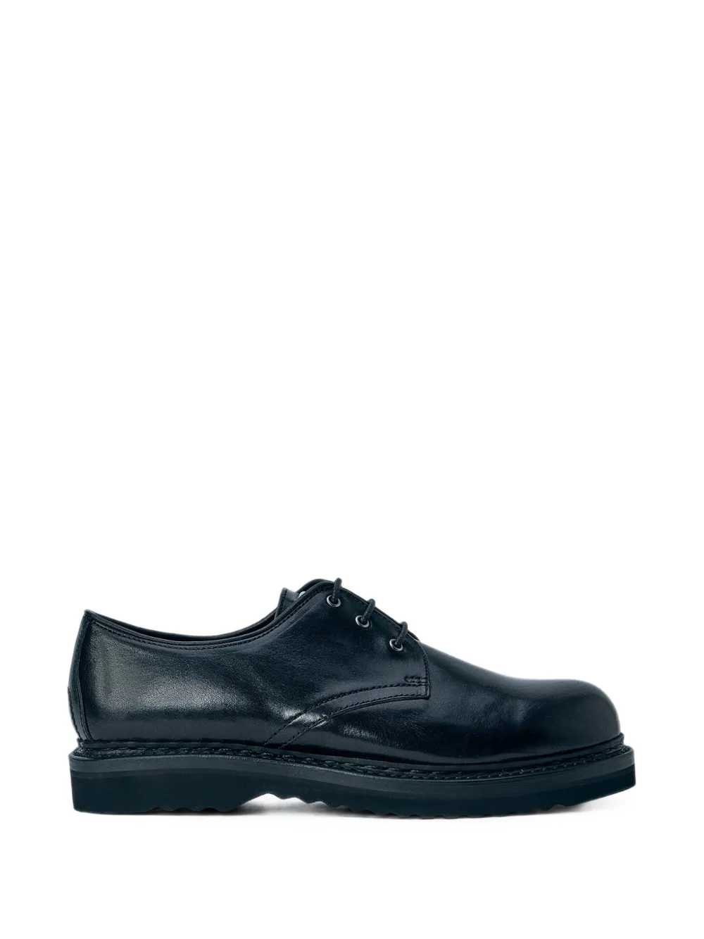 OUR LEGACY Trampler polished leather derby shoes - Noir OUR LEGACY Trampler polished leather derby shoes - Noir