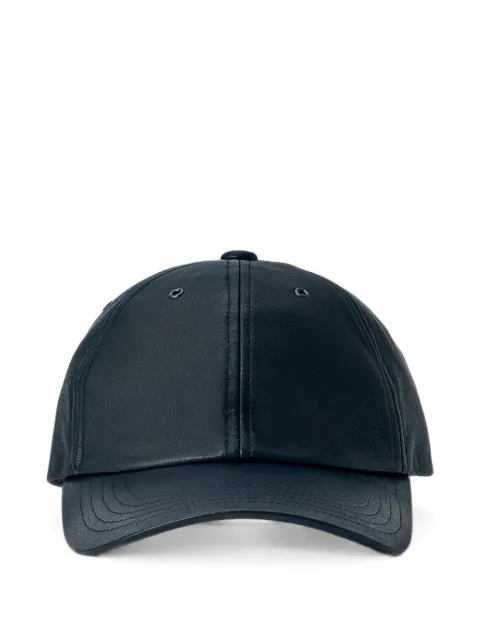 Yohji Yamamoto stitched leather baseball cap