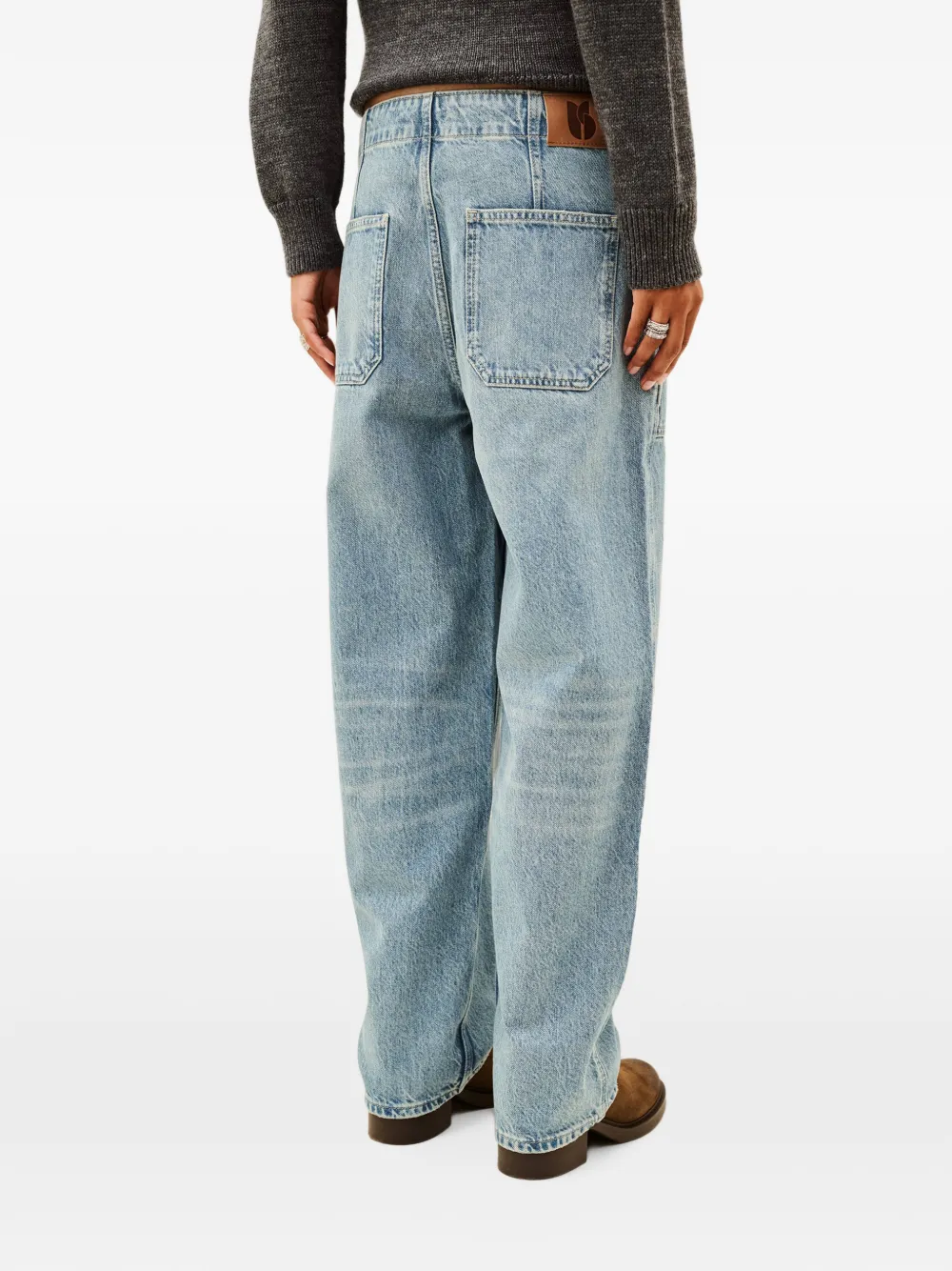 Ba&Sh Cocy jeans met trekkoord Blauw