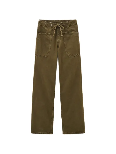 Ba&Sh Cocy drawstring-waist straight-leg jeans