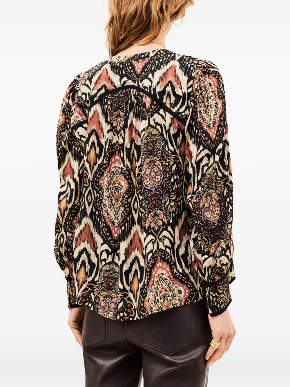 Ba&Sh Zolie blouse Zwart