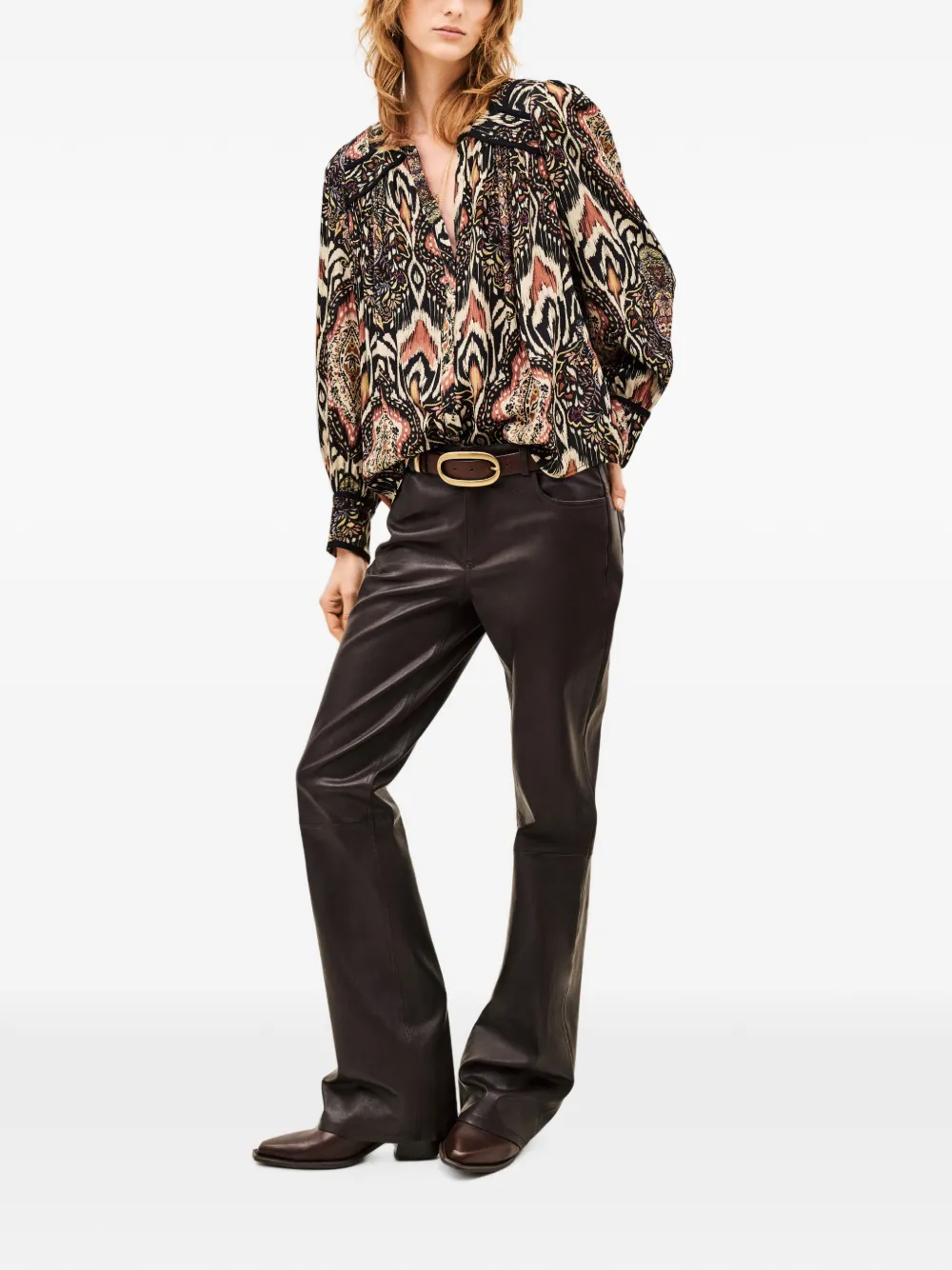 Ba&Sh Zolie blouse Zwart