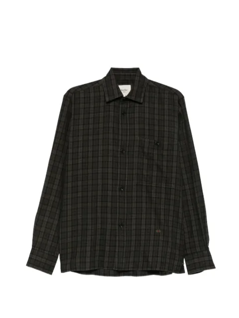 Koike Barcelona check-pattern button-down shirt