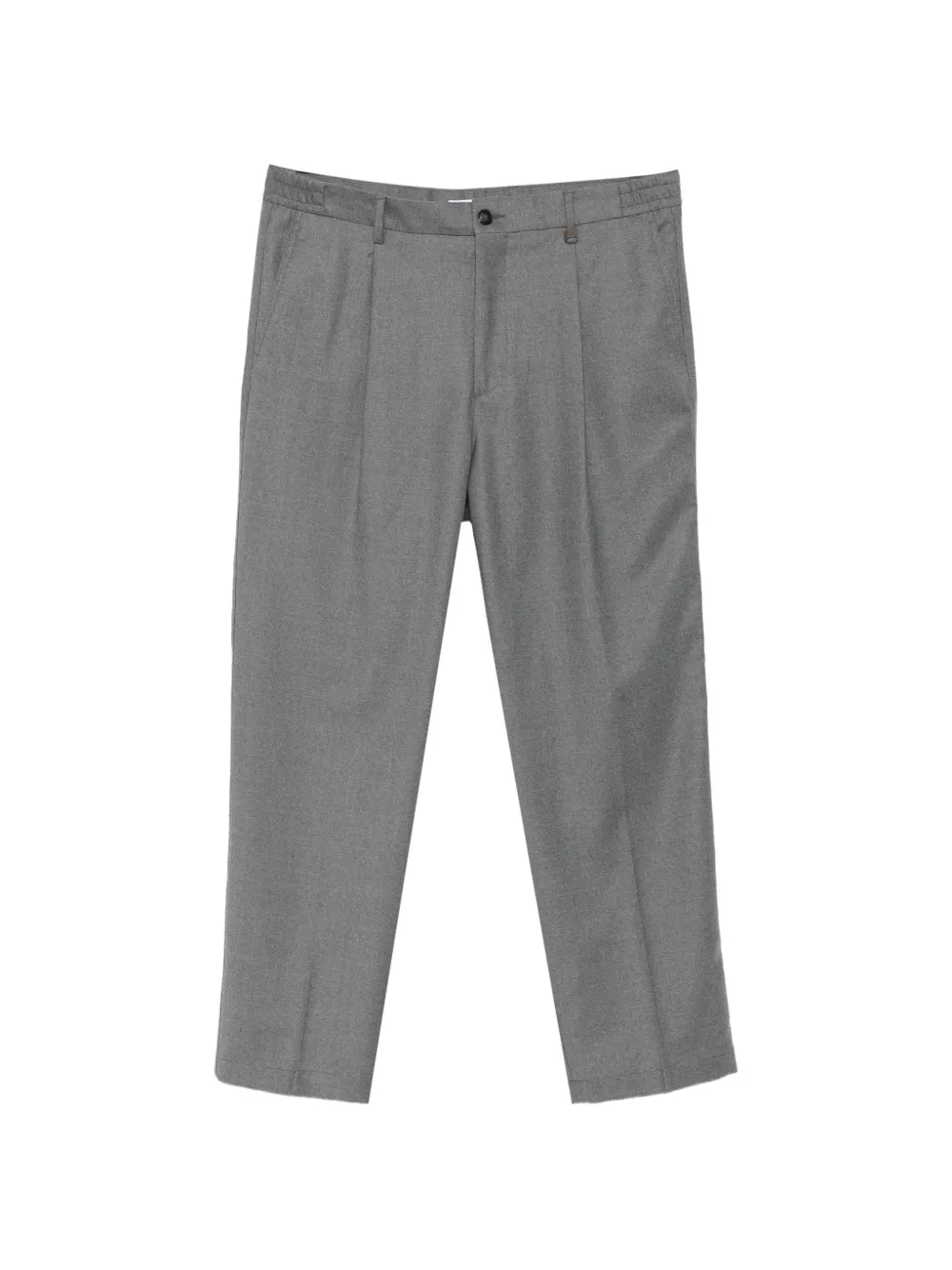 Manuel Ritz pleated straight-leg trousers Grijs