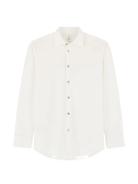 Boggi Milano camisa de algodón y seda