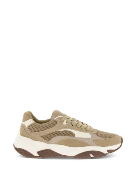 Boggi Milano Storm trainers in leather and technical fabric