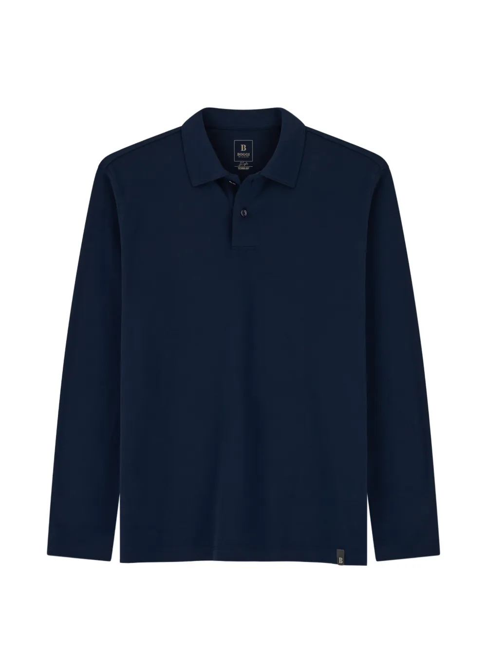 Boggi Milano polo in cotton blend jersey S. Cafè® - Blau
