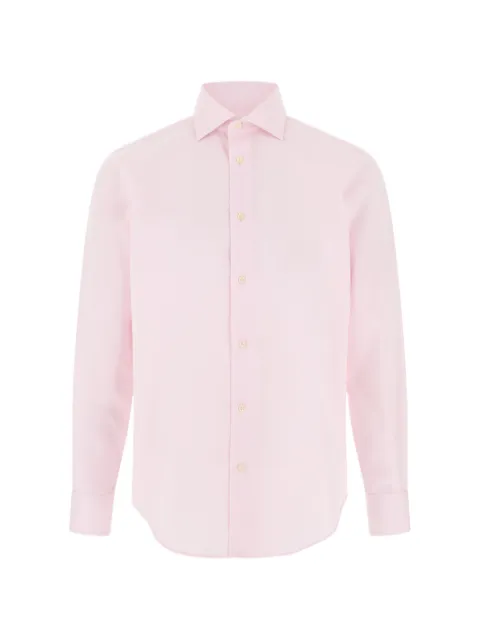 Boggi Milano camisa Non-Iron recta de algodón con motivo de cuadros