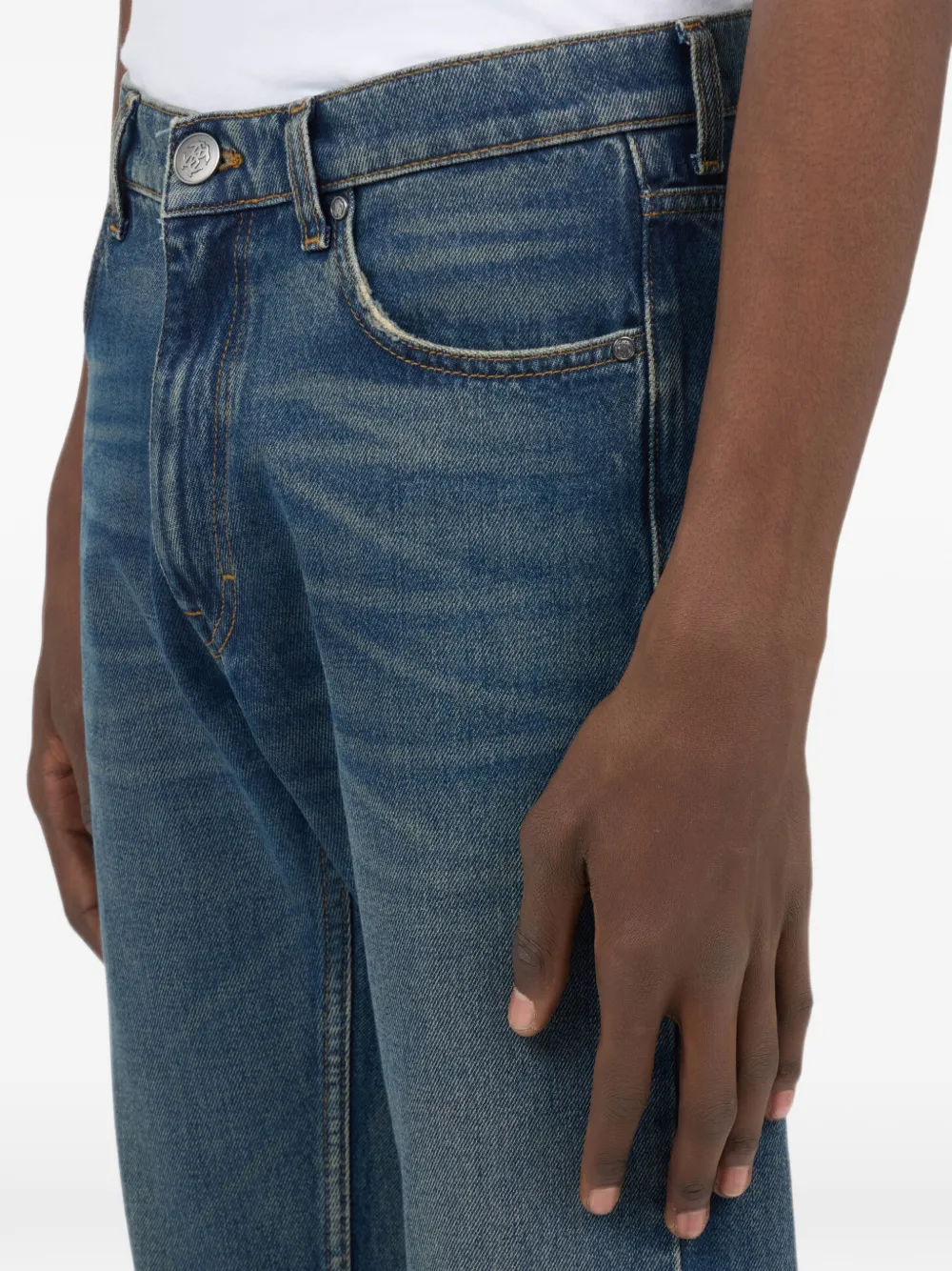 Roberto Cavalli Straight jeans Blauw