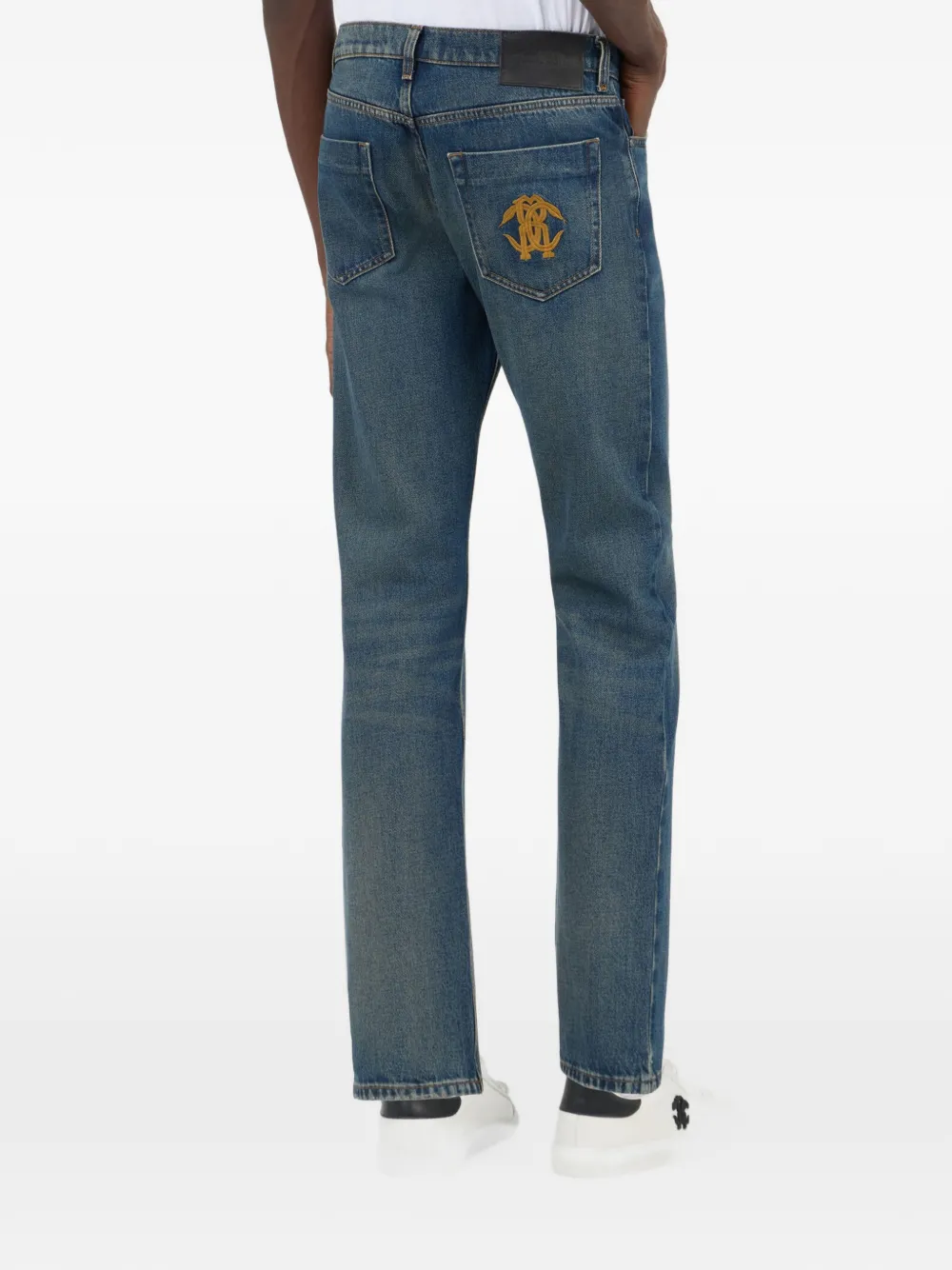 Roberto Cavalli Straight jeans Blauw