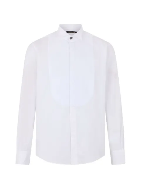 Roberto Cavalli bib-panel wing-tip shirt
