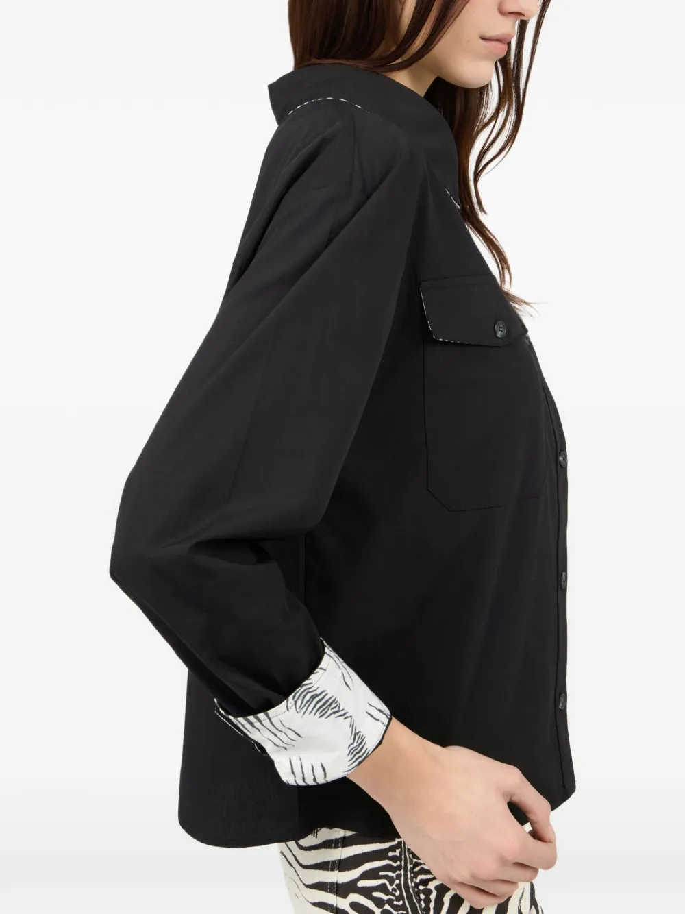 Roberto Cavalli Button-up overhemd Zwart
