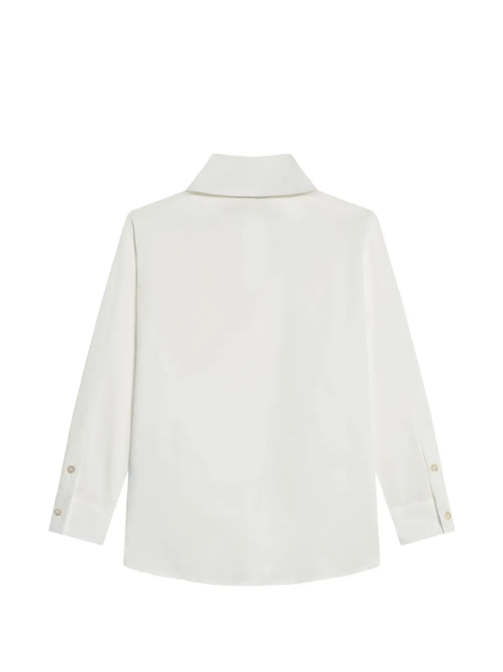 Roberto Cavalli Junior logo-embroidered shirt Wit