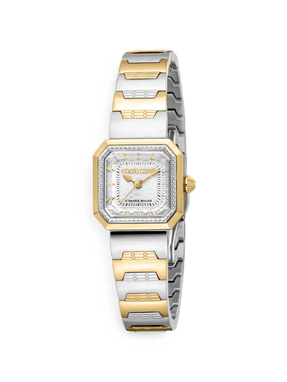 Roberto Cavalli octagonal 22mm watch - Bianco