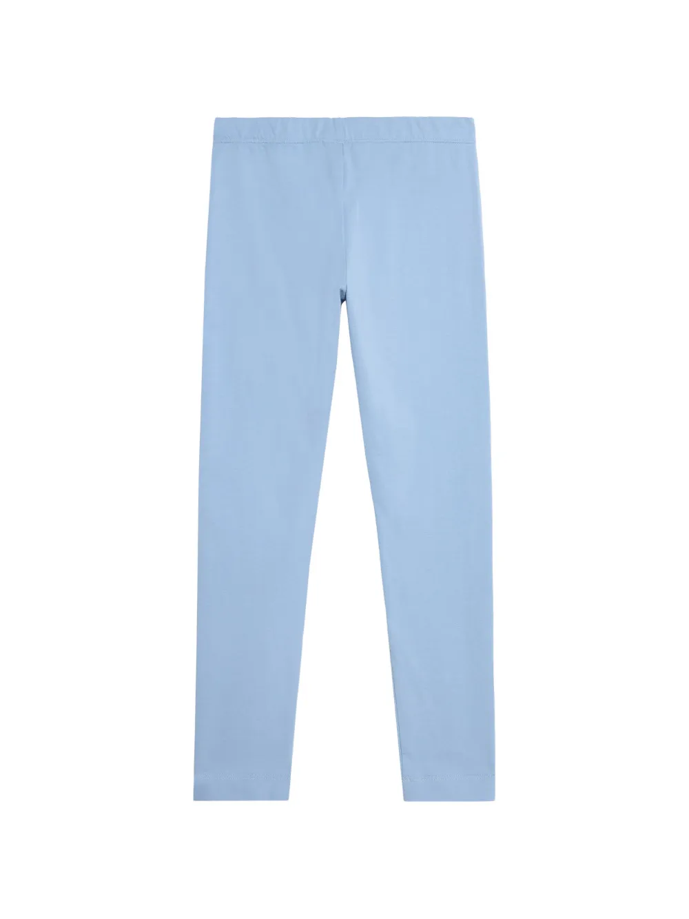 Roberto Cavalli Junior logo-embroidered leggings - Blu