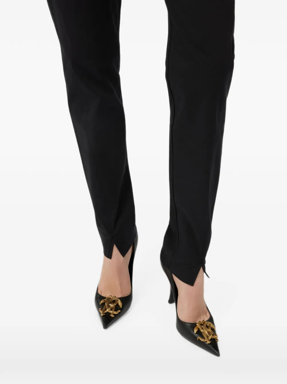 Roberto Cavalli Cropped broek Zwart