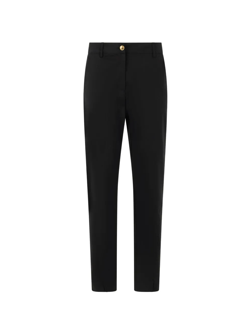 Roberto Cavalli split-hem tapered trousers - Nero