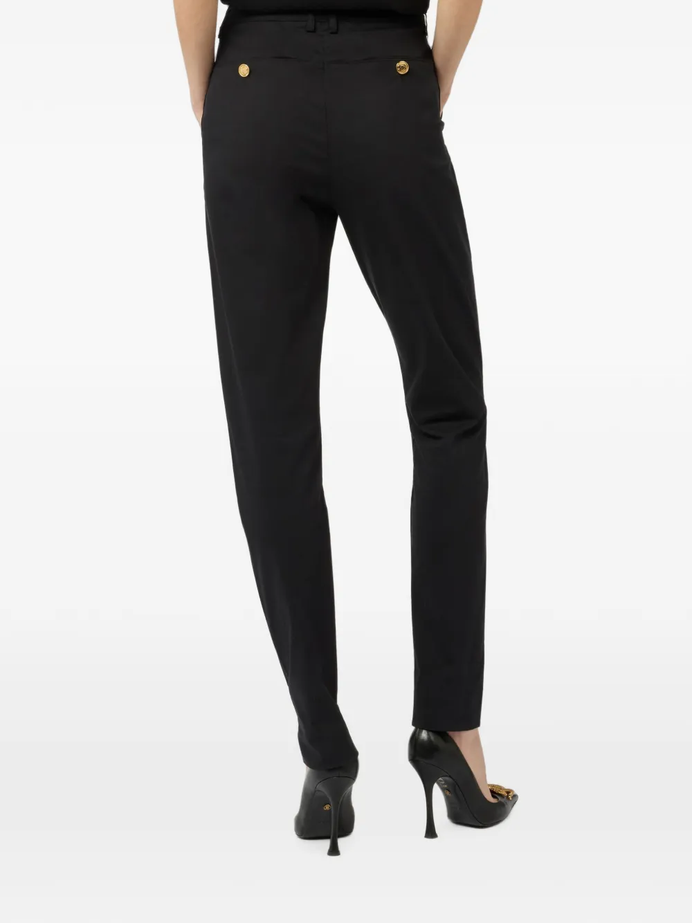 Roberto Cavalli Cropped broek Zwart
