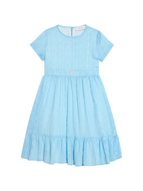 Roberto Cavalli Junior ruffled-hem dress