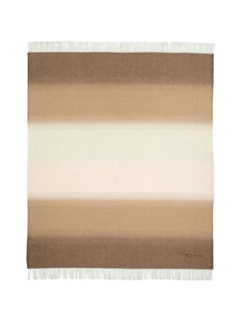 Roberto Cavalli Home gradient-effect fringed blanket