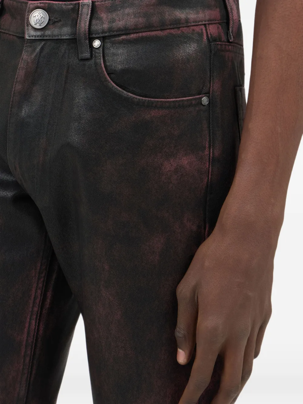 Roberto Cavalli Jeans met wassing Zwart