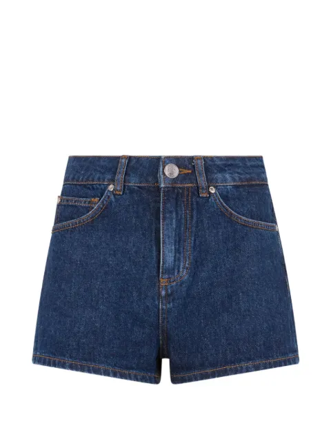 Roberto Cavalli logo-print mini shorts
