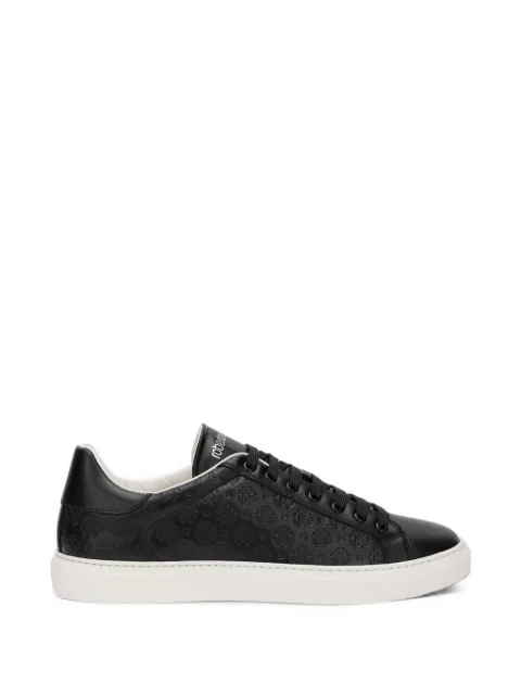 Roberto Cavalli monogram-embossed low-top sneakers