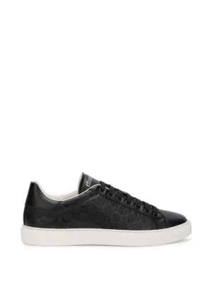 Givenchy logo-print Leather Sneakers | Black | FARFETCH AO