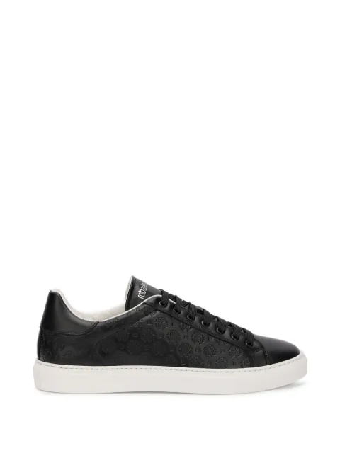 Roberto Cavalli monogram-embossed low-top sneakers