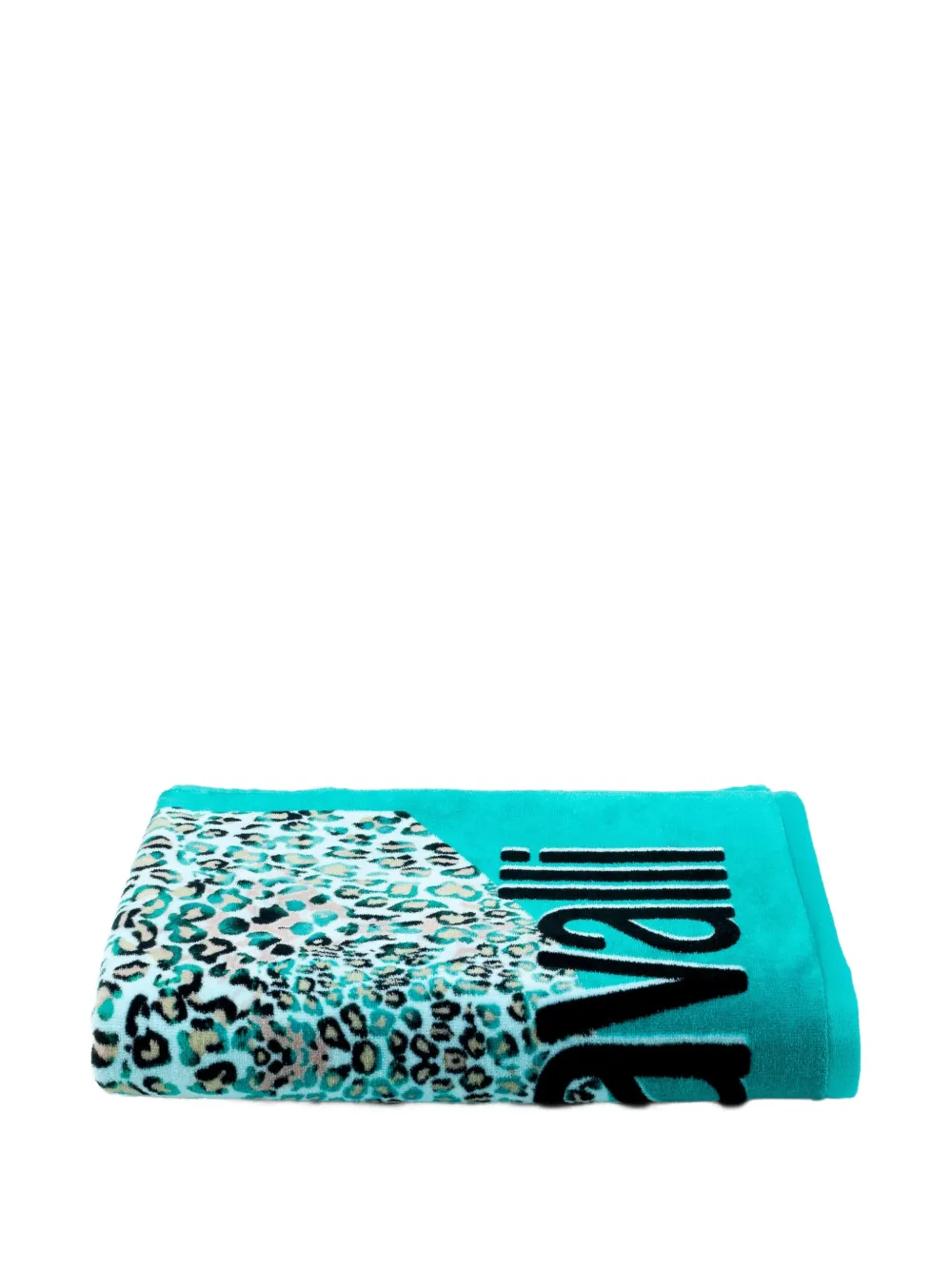 Roberto Cavalli Home leopard-print beach towel