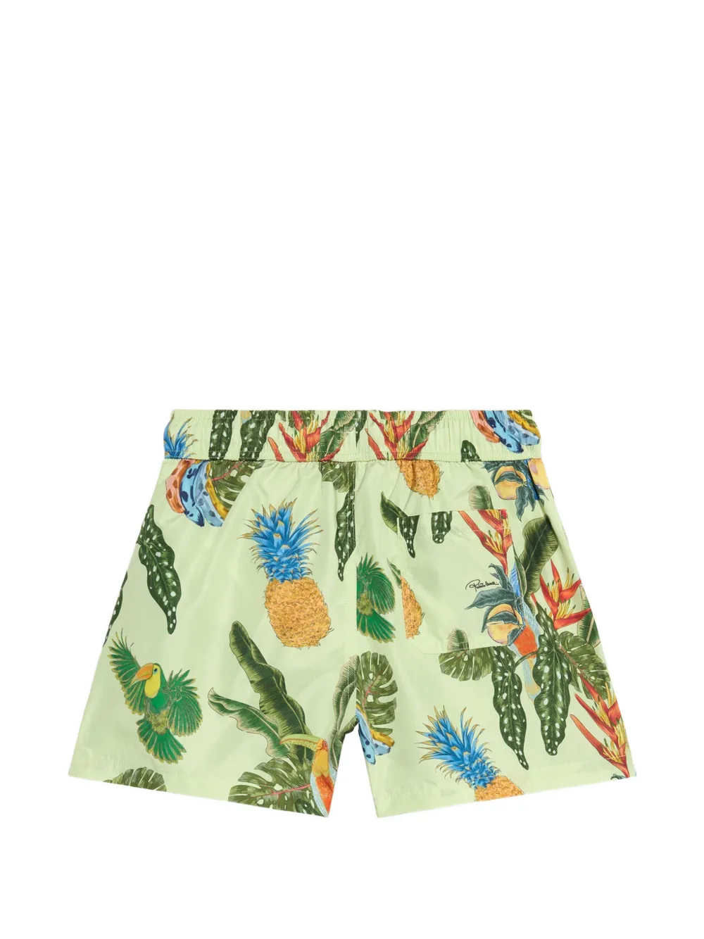 Roberto Cavalli Junior Zwembroek met trekkoord Groen