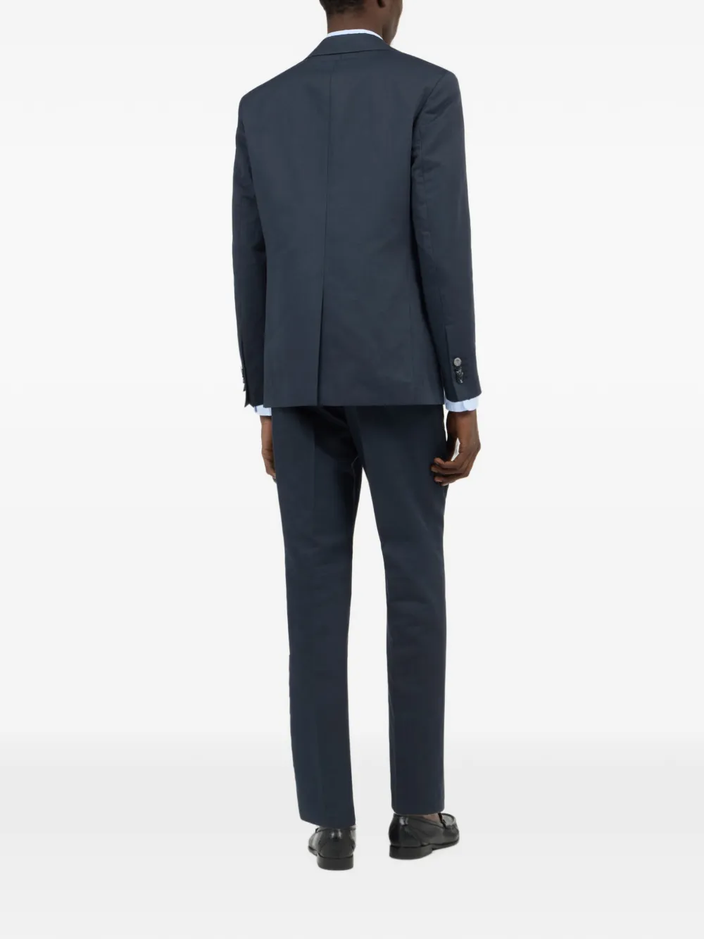 Roberto Cavalli Pak met enkele rij knopen Blauw