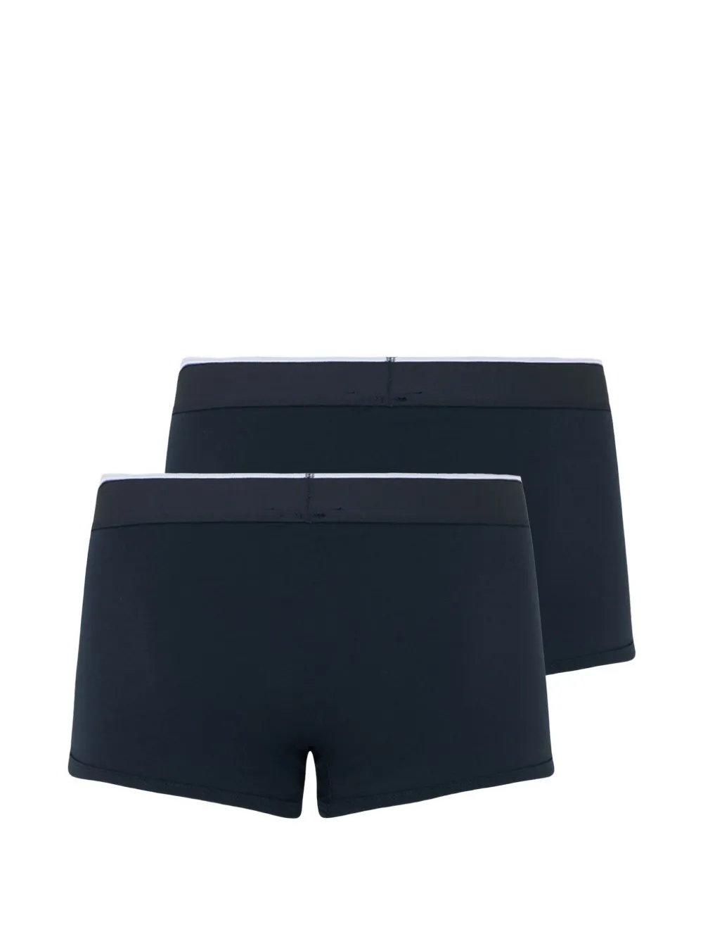 Roberto Cavalli Twee boxershorts met logoband Blauw