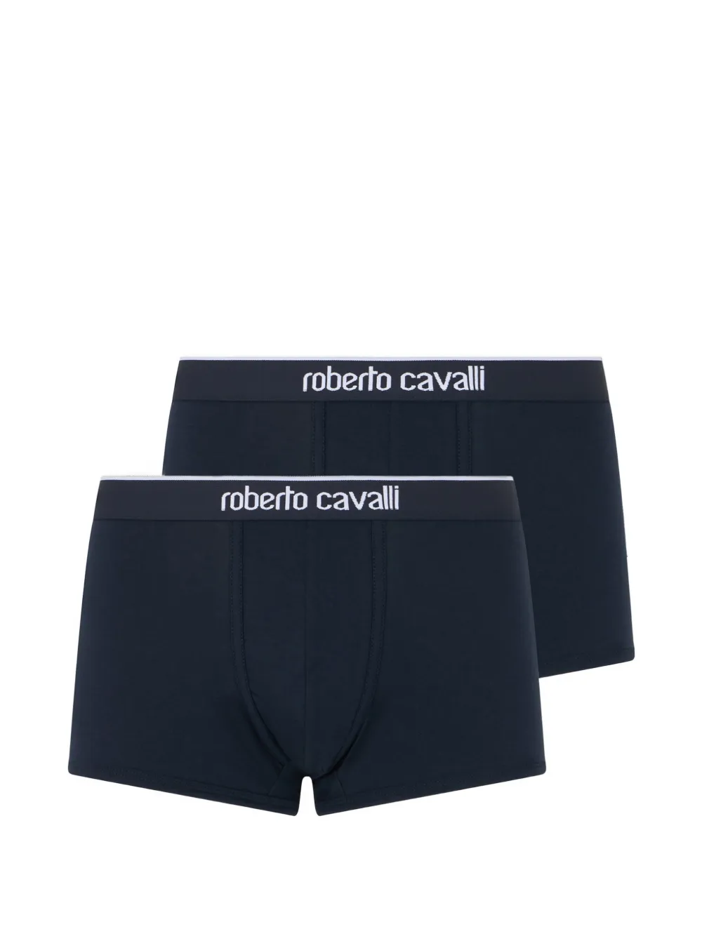 Roberto Cavalli logo-waistband boxers (set of two) - Bleu Roberto Cavalli logo-waistband boxers (set of two) - Bleu