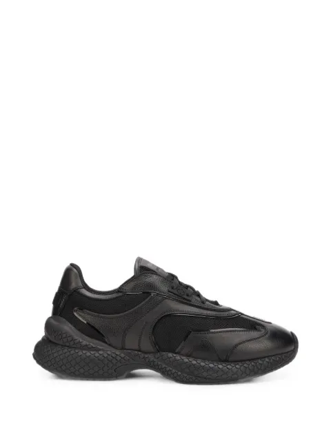 Roberto Cavalli Serpentine panelled chunky sneakers