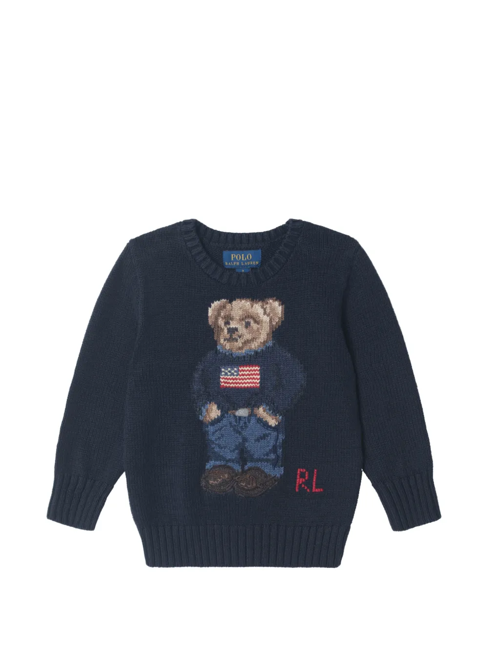 POLO RALPH LAUREN KIDS Katoenen trui Blauw