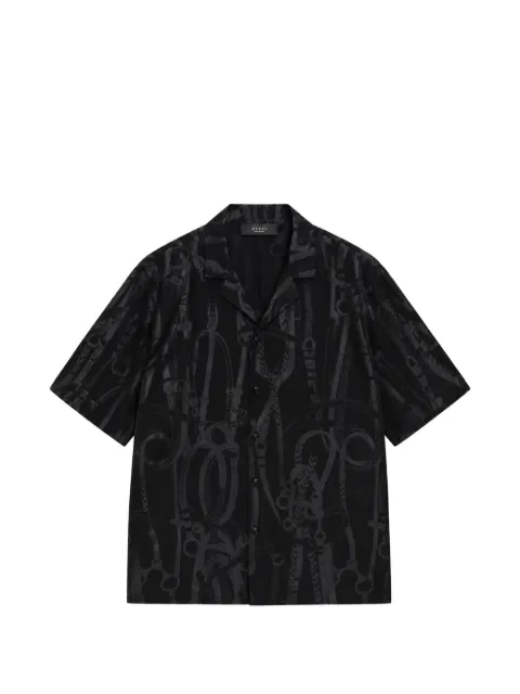 Gucci bridle-print bowling shirt