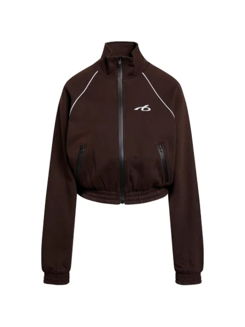 Balenciaga logo-print cropped tracksuit jacket