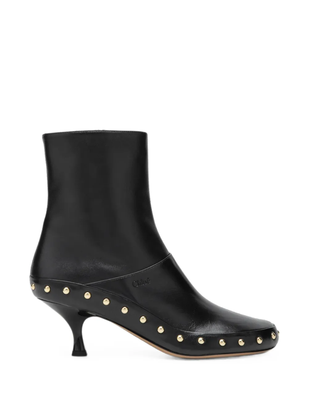Chloé Junie studded ankle boots - Noir