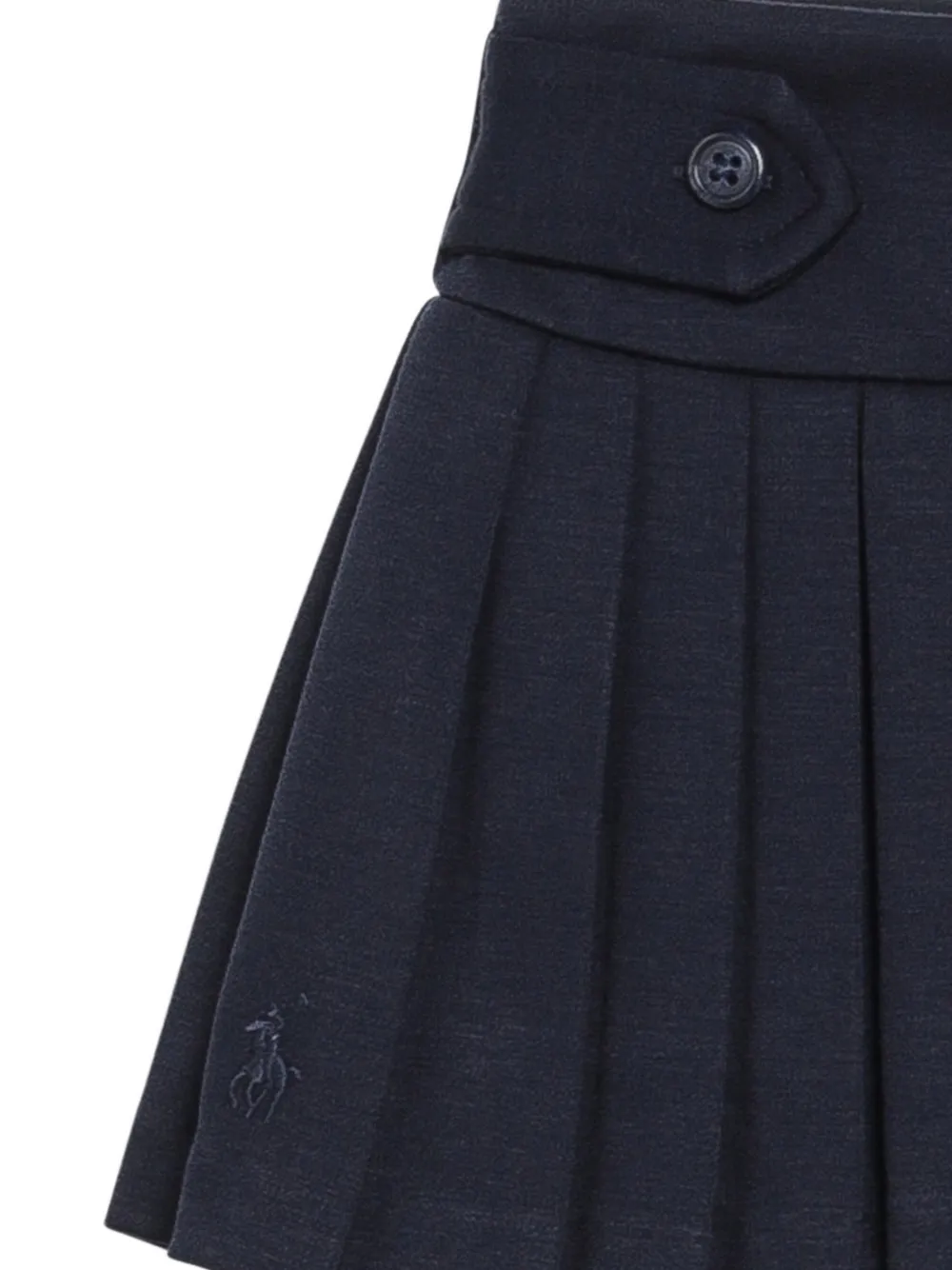 POLO RALPH LAUREN KIDS Plooirok met knoopdetail Blauw